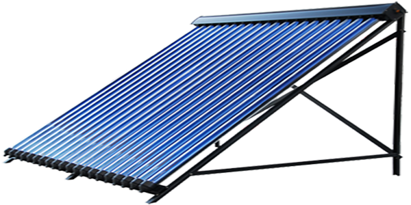 Sample of solar panels for hor water supply